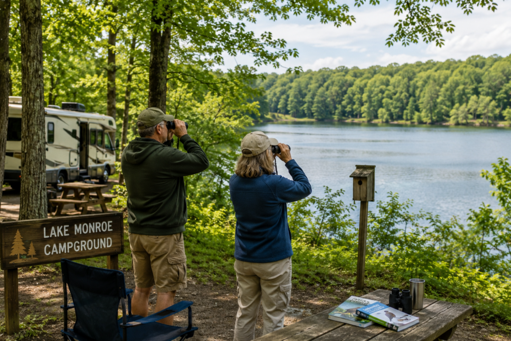 Bird watching Lake Monroe