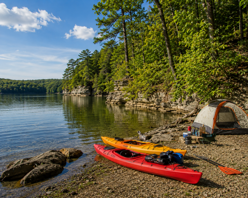 Lake Monroe kayaking trip